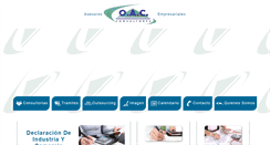 Desktop Screenshot of oac-consultores.com